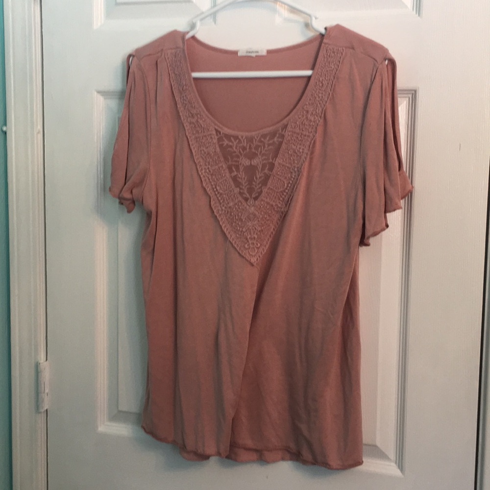 Cold shoulder top